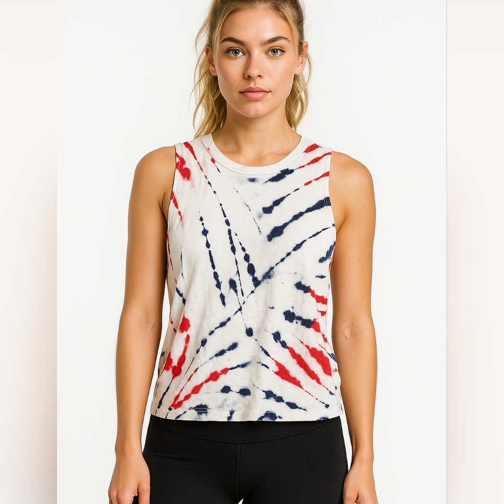 NEW TARGET Grayson Threads Red White & Blue 100% Cotton‎ Tank Top XS